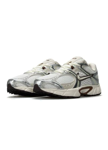 Светло-бежевые кроссовки beige white metallic No Brand V5 RNR