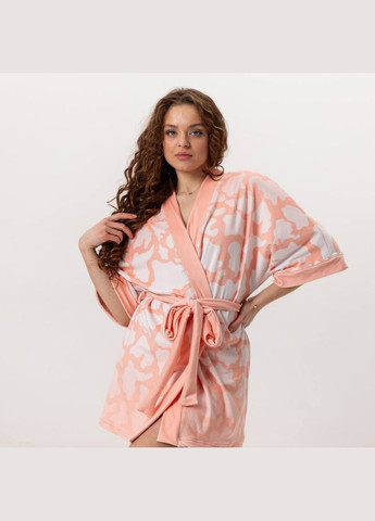 Халат женский из плюшевого велюра Зефирка 3443_S 16055 S FlexDress (336873515)