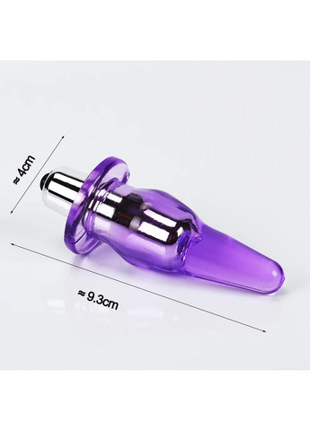 Вибрирующая анальная пробка в голубом цвете We Love (284278243)