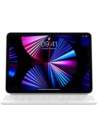 Чехол-клавиатура Magic Keyboard для iPad Pro 11 2021/iPad Air 2020 White (MJQJ3RS/A) Apple (322915467)