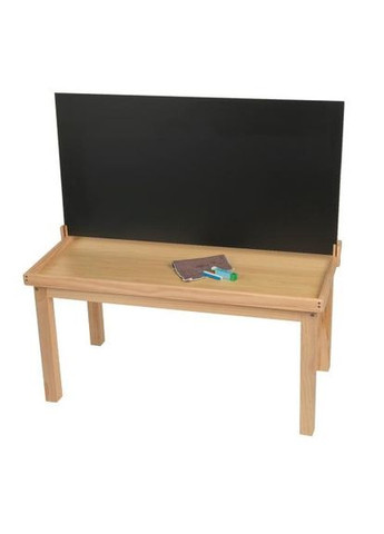 Дитячий дерев'яний стіл з функціями гри та навчання сітка, м'ячі, ракетки та дошка для малювання Home (303674646)