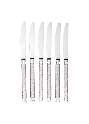 Набор столовых ножей 6 (шт) из нержавеющей стали 23 (см) Серебро HP-8-37 Jooki (358706683)