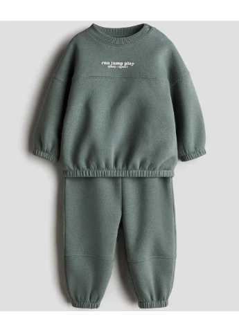 Зеленый демисезонный костюм H&M