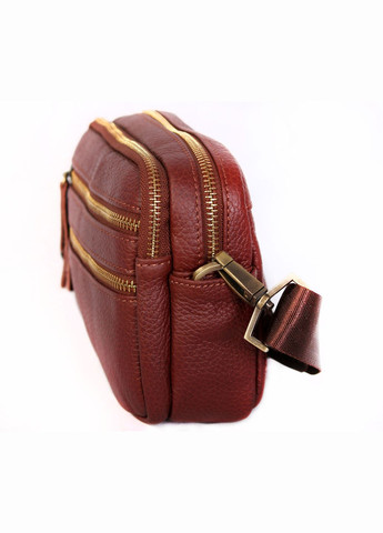 Чоловіча шкіряна сумка 30118 коричнева No Brand (370848056)