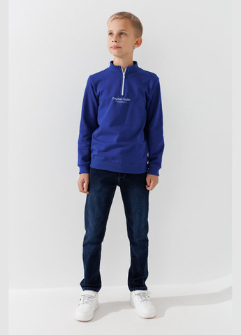 Atabey свитшот с принтом для мальчика 30702.1 134 см shop (2000990808653) синий повседневный хлопок, полиэстер
