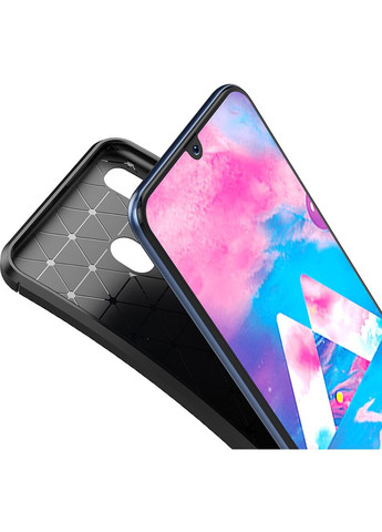 Чехолнакладка TPU Carbon Fiber 1,5mm Case Samsung Galaxy A40s/M30 Black Toto (301836113)