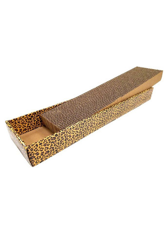Кігтеточка драпак дряпка для котів з гофрокартону ANIMALIER (леопард), 48х12х5 см C6021538 Croci (278308154)