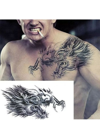 Тимчасове тату Дракон 32х19 см BR Tattoo (366891080)