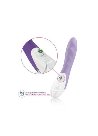 Мощный вибратор Sassy Simon Purple с двумя моторами и стимулирующим рельефом Mystim (369947466)