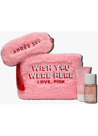 Подарочный набор: Warm & Cozy 4-Piece Gift Bag Pink Victoria's Secret (349498708)