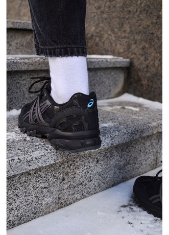 Черные демисезонные кроссовки мужские asics black асикс No Brand