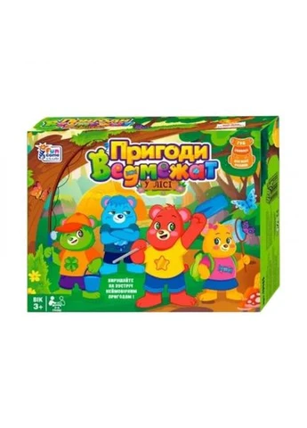 Настільна гра "Пригоди Ведмежат", у коробці 4FUN Game Club (374004389)