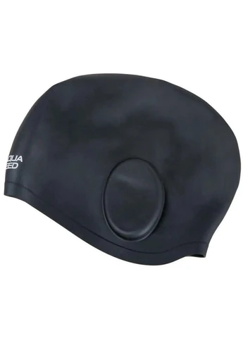 Шапочка для плавания Ear Volume Black 284-07 Aqua Speed (399395488)