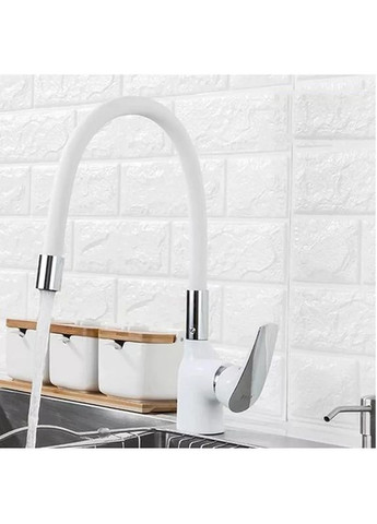 Змішувач для кухні F4453-03 з гнучким виливом, /хром Frap (371644777)