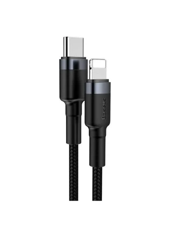 Дата кабель (CATLKLF-G1) Baseus USB-C to Lightning 1.0m 18W 2.1A Cafule Black-Grey (388709807)