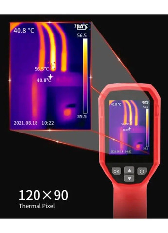Цифровой инфракрасный тепловизор UNI-T UTi120S IP54 No Brand (332637526)