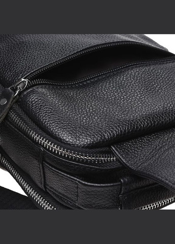 Рюкзак мужской кожаный слинг K18693 Black Keizer (301871654)