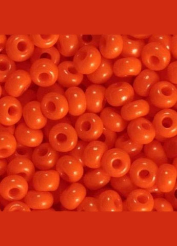 Бісер чеський Натуральний 207 / 93140 калібр 10/0 Морквяний Упаковка 5 грам Preciosa (316918009)