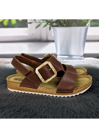 Босоніжки жіночі шкіряні з пряжкою Inblu (332018027)