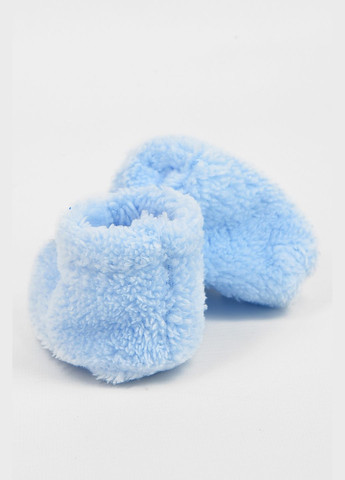 Пінетки дитячі для хлопчика махрові блакитного кольору Let's Shop (315316807)