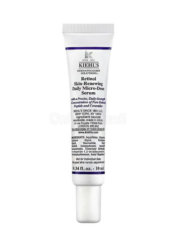 Омолаживающая сыворотка для лица Retinol Skin-Renewing Daily Micro-Dose Serum 10 мл Kiehl's (297400838)