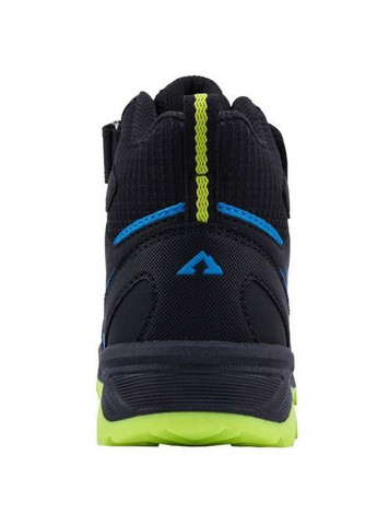 Черные спортивные, повседневные осенние демисезонные трекинговые ботинки для мальчика на липучке No Brand