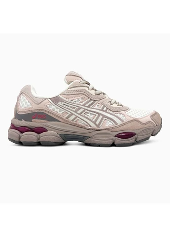 Бежевые летние кроссовки asics gel-nyc cream moonrock асикс гель нюк No Brand