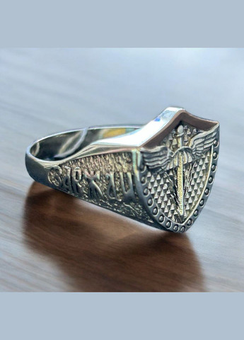 Печатка срібло із золотом Завжди перші 1118к, розмір No Brand (322068968)