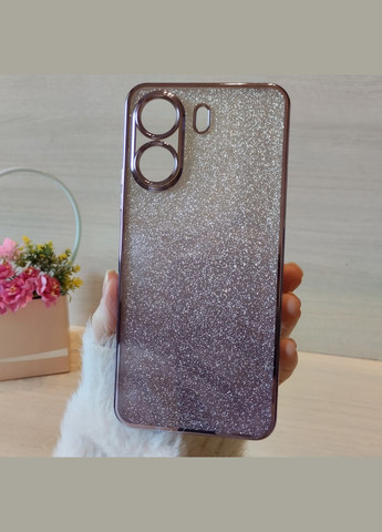 Чехол на xiaomi redmi 13c силиконовая женская накладка блестящая градиент No Brand (315704519)