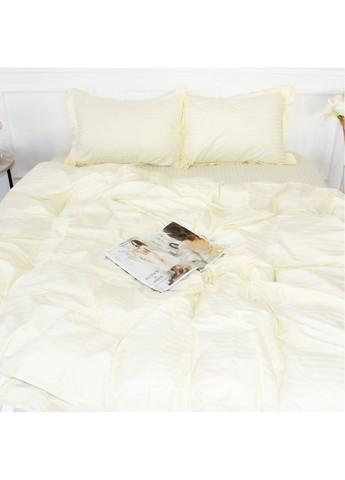 Постільна білизна Satin Stripe 30-0002 Soft Yellow 200х220 (m182689) Mirson Satin Stripe 30-0002 Soft Yellow 200х220 Євро (366566137)
