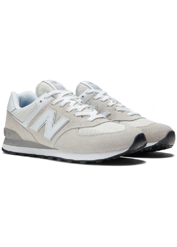 Кроссовки New Balance 574 Core серо-бежевые демисезоны (388304142)