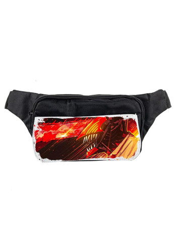 Сумка на пояс (через плече) бананка, аніме Людина-бензопила #003 унісекс, 14*22 см, чорний No Brand (316120852)
