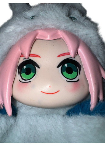 Уценка мягкая игрушка брелок аниме Сакура Харуно Наруто Naruto в стиле Лабубу 14cм No Brand (364956593)