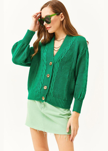 Зеленый кардиган You Best