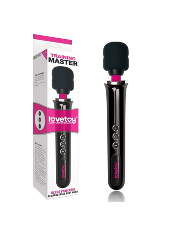 Потужний вібростимулятор на акумуляторі "Ultra powerful rechargeable body wand" від Lovetoy (298285410)