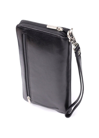 Чоловічий клатч на одне відділення з гладкої натуральної шкіри 20860_1 (9770 nero) Чорний Tony Perotti (362027785)