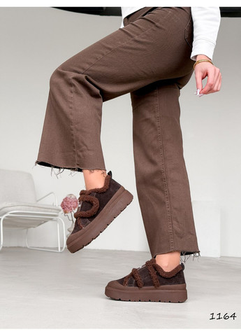 Черевики жіночі Solini шоколад, натуральна замша 1164 ЗИМА Mona (370369522)