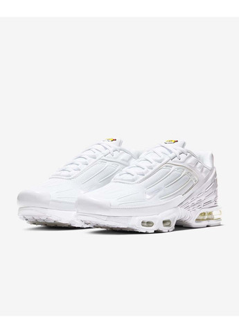 Білі Осінні чоловічі кросівки air max plus iii білий Nike