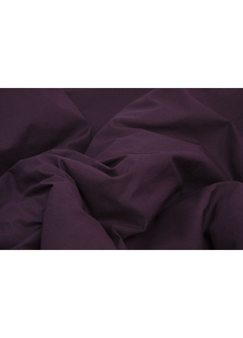 Комплект постільної білизни сімейний бязь glux-1064 баклажановий наволочка 50x70 Amore (309028808)