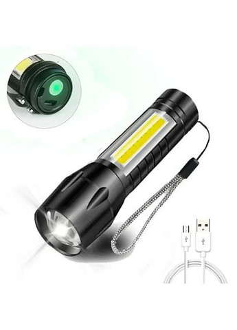 Ручний ліхтарик на акумуляторі COB в кейсі (1756375766) Bailong BL-511 (326811546)