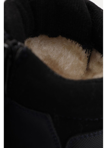 Темно-синие зимние ботинки для мальчика цвет темно-синий cb-00282632 Kimboo