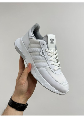 Белые демисезонные кроссовки мужские adidas vz total white. No Brand VZ Total White.