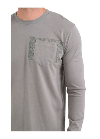 Серый лонгслив Kenvelo