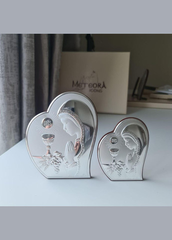 Срібна ікона "Перше Причастя" 11,5х15см для дівчинки Prince Silvero (266265808)