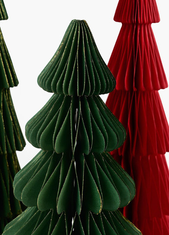 Ялинка паперова декоративна з блискітками 25 см MVM (311952125)