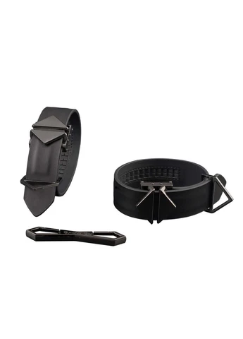 Наручники Wristcuffs/Anklecuffs Black Set Lockink (304996190)