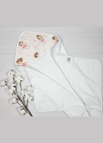 Рушник куточок a.l.babybox Маленька балерина 80х80 Білий No Brand білий