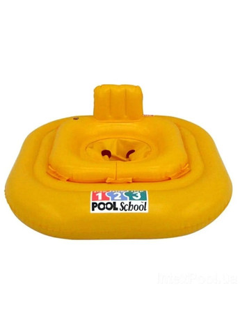Надувной круг «Pool School», 56587, серия «Школа плавания», с трусиками, 79 х 79 см Intex (299009397)
