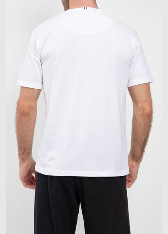 Белая белая хлопковая футболка с принтом Les Deux