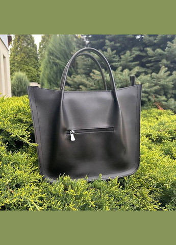 Качественная классическая женская сумка Зара черная, большая женская сумочка эко кожа Турция No Brand (334730714)